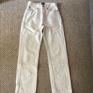 Cream/White BDG Urban Outfitters Cowboy Jeans Size 24